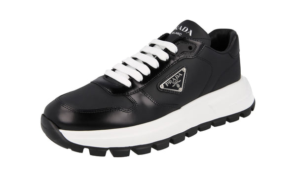 Prada Women's 1E804M 3LKI F0632 Brushed Spazzolato Leather Sneaker