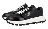 Prada Women's Black Brushed Spazzolato Leather Prax01 Sneaker 1E804M