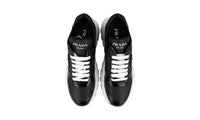 Prada Women's Black Brushed Spazzolato Leather Prax01 Sneaker 1E804M