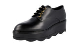 Prada Women's 1E851H V69 F0002 welt-sewn Leather Lace-up Shoes