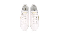 Prada Women's White Leather Sneaker 1E867M