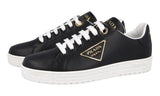 Prada Women's Black Leather Downtown Sneaker 1E867M