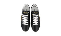 Prada Women's Black Leather Downtown Sneaker 1E867M