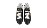 Prada Women's Black Leather Downtown Sneaker 1E867M