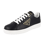 Prada Women's Black Leather Downtown Sneaker 1E867M
