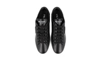 Prada Women's Black Leather Downtown Sneaker 1E904M