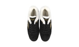 Prada Women's Black Leather Shearling Fur Downtown Sneaker 1E935M