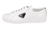 Prada Women's White Leather Downtown Sneaker 1E941M