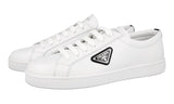 Prada Women's White Leather Downtown Sneaker 1E941M
