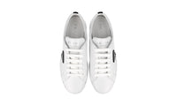 Prada Women's White Leather Sneaker 1E941M