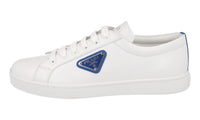 Prada Women's White Leather Sneaker 1E941M