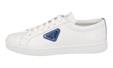 Prada Women's White Leather Downtown Sneaker 1E941M