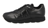 Prada Women's Black Leather Cloud Sneaker 1E946L