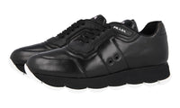 Prada Women's Black Leather Sneaker 1E946L