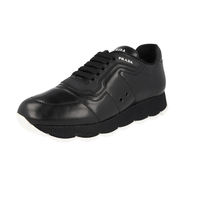 Prada Women's Black Leather Sneaker 1E946L