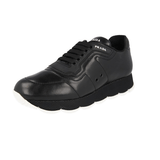 Prada Women's Black Leather Cloud Sneaker 1E946L