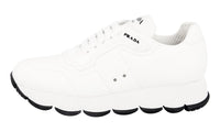 Prada Women's White Leather Sneaker 1E946L