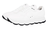 Prada Women's White Leather Sneaker 1E946L