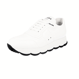 Prada Women's White Leather Cloud Sneaker 1E946L