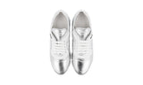 Prada Women's Silver Leather Cloud Sneaker 1E946L