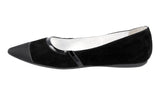 Prada Women's Black Leather Loafers 1F740G