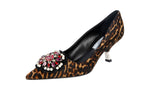 Prada Women's 1I015G 3K0A F0036 Leather Pumps / Heels