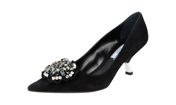 Prada Women's 1I015G XQS F0002 Leather Pumps / Heels