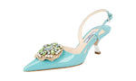 Prada Women's 1I016G XUW F0360 Leather Pumps / Heels