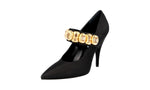 Prada Women's 1I0311 ZIZ F0J05 Leather Pumps / Heels