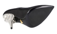 Prada Women's Black Leather Pumps / Heels 1I0501