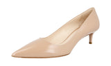 Prada Women's 1I092F 3A9S F0770 High-Quality Saffiano Leather Leather Pumps / Heels