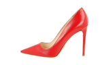 Prada Women's Red High-Quality Saffiano Leather Pumps / Heels 1I221F