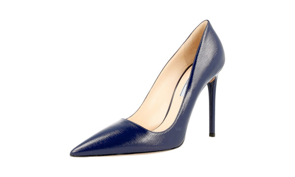 Prada Women's 1I221F 3A9S F0V41 Saffiano Leather Leather Pumps / Heels
