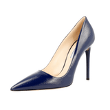 Prada Women's Blue Saffiano Leather Pumps / Heels 1I221F