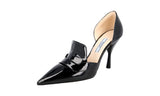 Prada Women's 1I232L ZAZ F0002 Leather Pumps / Heels