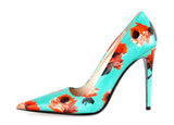 Prada Women's Multicoloured Saffiano Leather Pumps / Heels 1I239E