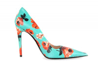 Prada Women's Multicoloured Saffiano Leather Pumps / Heels 1I239E