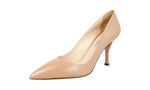 Prada Women's 1I273H 3H2F F0770 High-Quality Saffiano Leather Leather Pumps / Heels