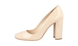 Prada Women's Beige Leather Pumps / Heels 1I471F