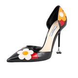 Prada Women's Multicoloured Brushed Spazzolato Leather Pumps / Heels 1I475H