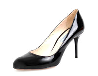 Prada Women's Black Leather Pumps / Heels 1I628D