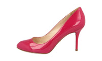 Prada Women's Pink Leather Pumps / Heels 1I628D