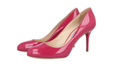 Prada Women's Pink Leather Pumps / Heels 1I628D