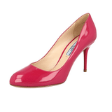 Prada Women's Pink Leather Pumps / Heels 1I628D