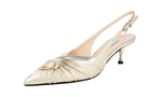 Prada Women's 1I690I 79A F0846 Leather Pumps / Heels