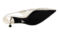 Prada Women's Gold Leather Pumps / Heels 1I690I