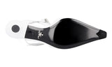 Prada Women's White Brushed Spazzolato Leather Pumps / Heels 1I693G