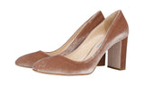 Prada Women's Beige Leather Pumps / Heels 1I701H