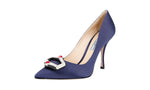 Prada Women's 1I722F 3S4 F0216 Leather Pumps / Heels