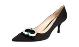 Prada Women's 1I745H 3S4 F0002 Textile Pumps / Heels